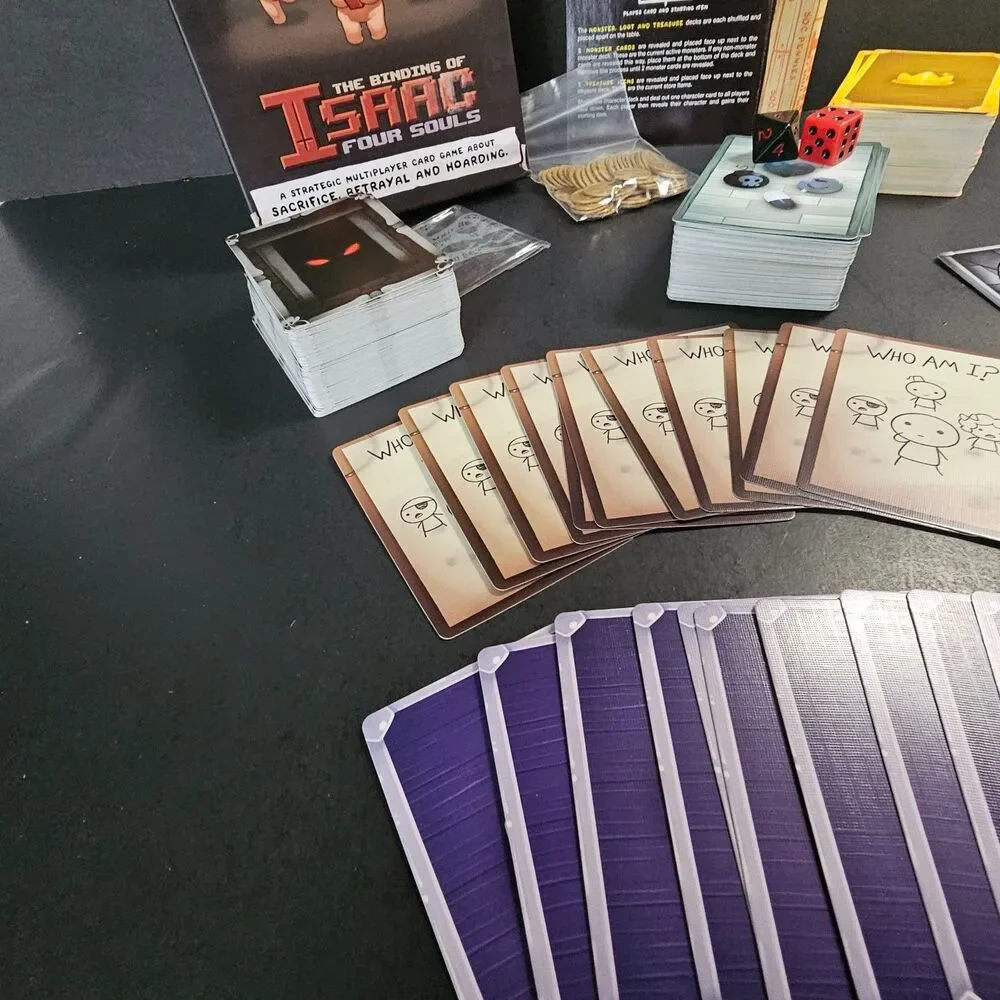 The Binding of Isaac Four Souls Board Game 3 Exclusive Cards Complete